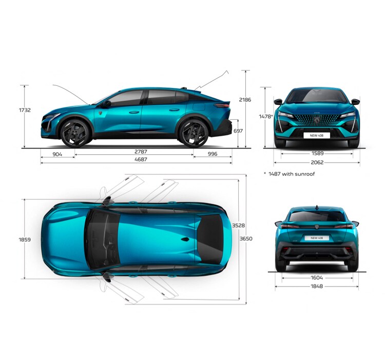 Новий фастбек PEUGEOT 408